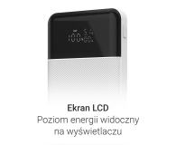 Silver Monkey Powerbank Smart 10 000 mAh 22.5W Biały - 1481439 - zdjęcie 8